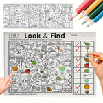 Such & Find Aktivitätsbuch für Kinder – Such- & Malspiel | Konzentration, Kreativität & Gehirntraining