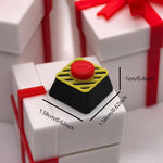 Nuklearer Startknopf-Keycap – 3D-gedruckte mechanische Taste | Gaming & Schreibtisch-Upgrade