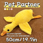 Large Plush Duck Dog Toy â€“ 50cm Soft & Cuddly Companion | Medium & Large Dogs | Yellow & Grey