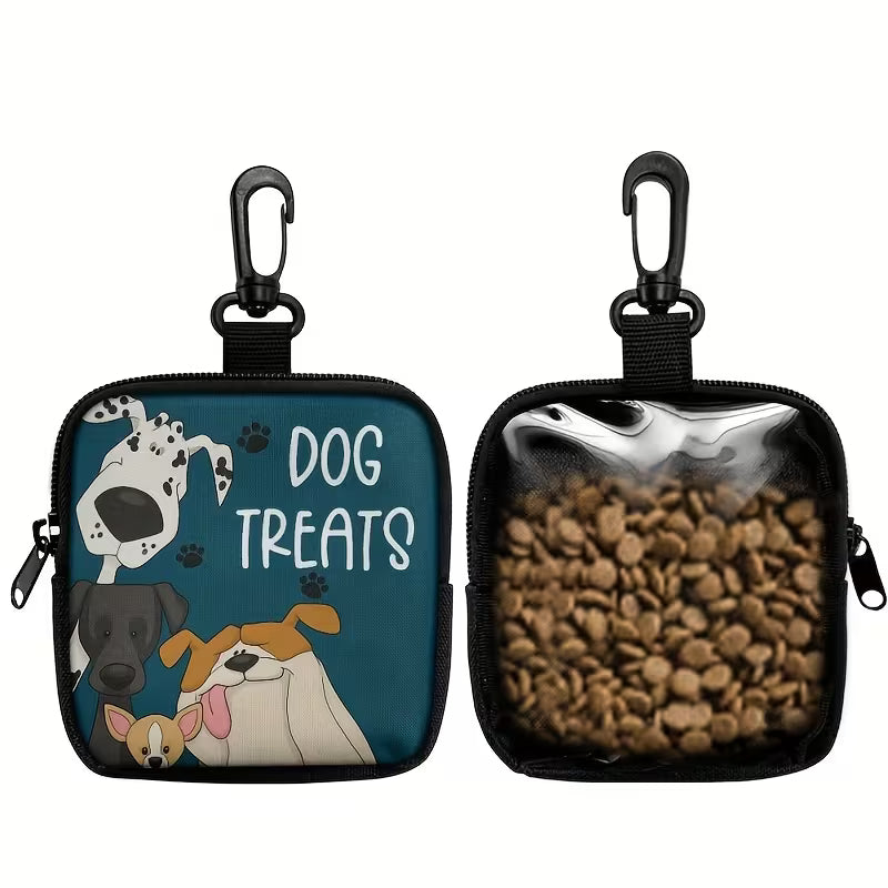 Tragbare Hundeleckerchen-Tasche mit Reißverschluss – Trainingsbelohnungstasche | Schneller Zugriff | Hundegeschenk
