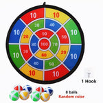 Sticky Dartboard-Spiel – 8 Klebende Bälle inklusive | Indoor & Outdoor Familienspaß