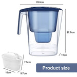 3,6L Wasserfilter-Karaffe – 4-Stufen-Filtration mit 30-Tage-Anzeige