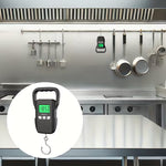 Tragbares Digital-Hängewaage – 60kg / 132lb | LCD-Hintergrundbeleuchtung & Schwerlasthaken | Reisen & Versand