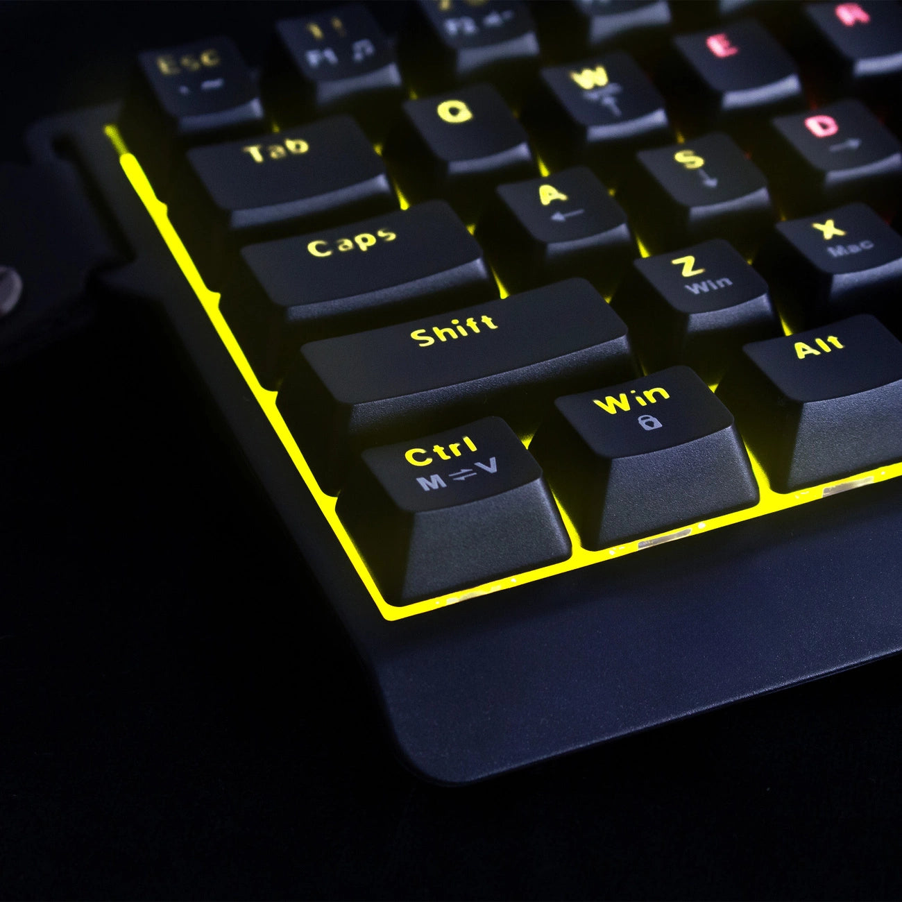 Wozinsky WKGP-1165 Mechanische Gaming-Tastatur – RGB-Hintergrundbeleuchtung | Präzise & Schnell | Schwarz