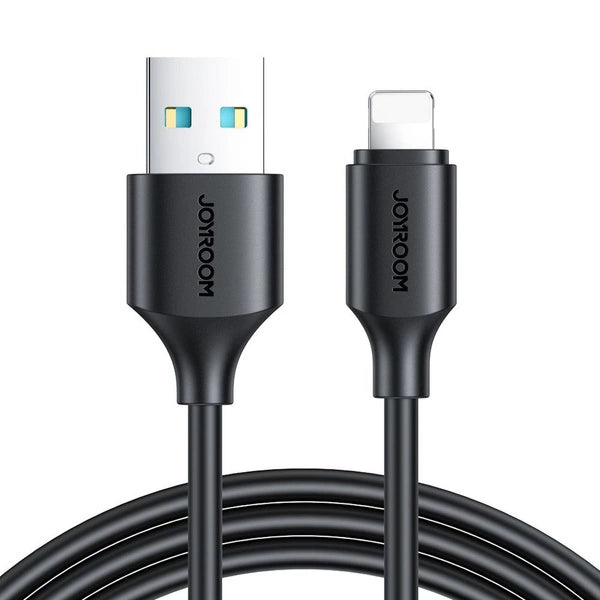 Joyroom S-A9 USB-A auf Lightning Kabel 1m – 3A Schnellladung & Datenübertragung | Schwarz