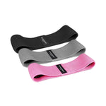 Wozinsky Stoff-Widerstandsband-Set – 3 Stufen | Gesäß, Yoga & CrossFit | Zuhause & unterwegs