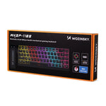 Wozinsky WKGP-1165 Mechanische Gaming-Tastatur – RGB-Hintergrundbeleuchtung | Präzise & Schnell | Schwarz