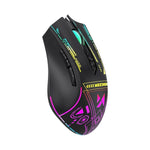 Wozinsky WMGB-3200 Kabellose Gaming-Maus – 3200 DPI, RGB-Beleuchtung & Wiederaufladbarer Akku | Schwarz