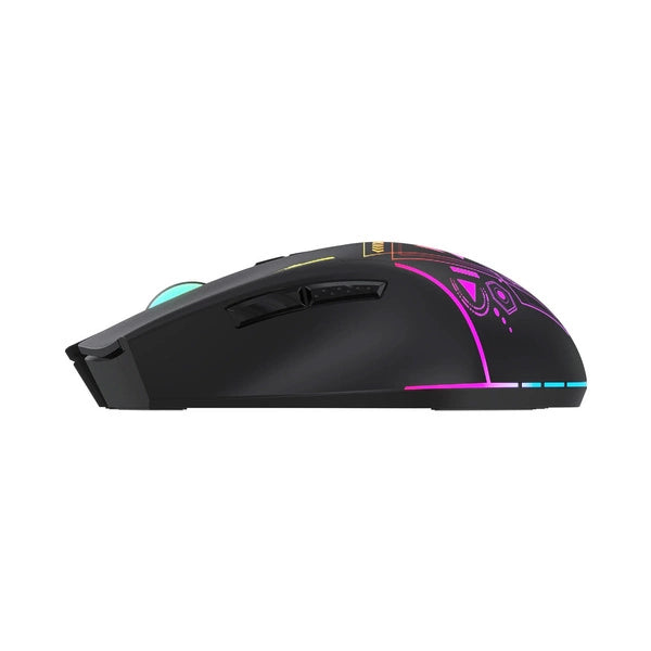 Wozinsky WMGB-3200 Kabellose Gaming-Maus – 3200 DPI, RGB-Beleuchtung & Wiederaufladbarer Akku | Schwarz