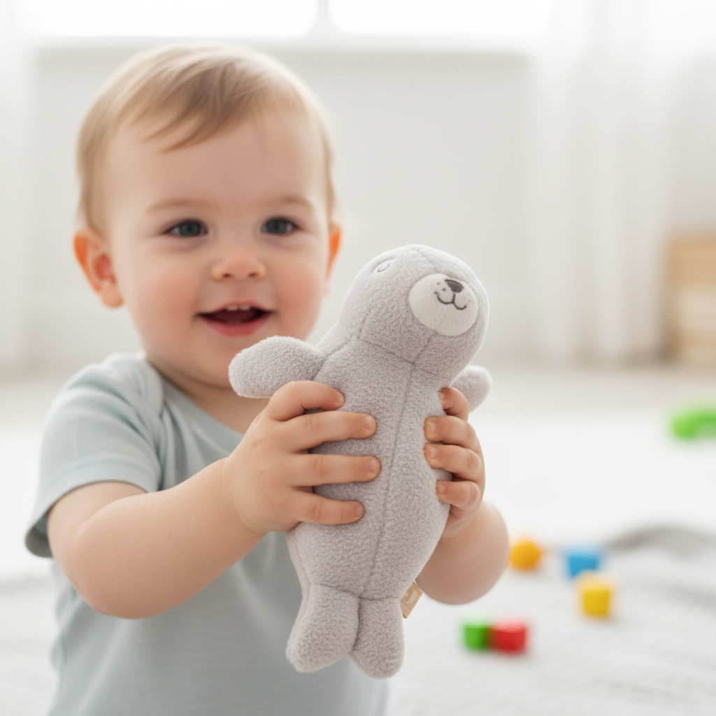 Baby-Aktivitätsspielzeug – Deepsea (Nougat) | Sensorisches Spiel, Bauchzeit & Motorikentwicklung | 0-24 Monate
