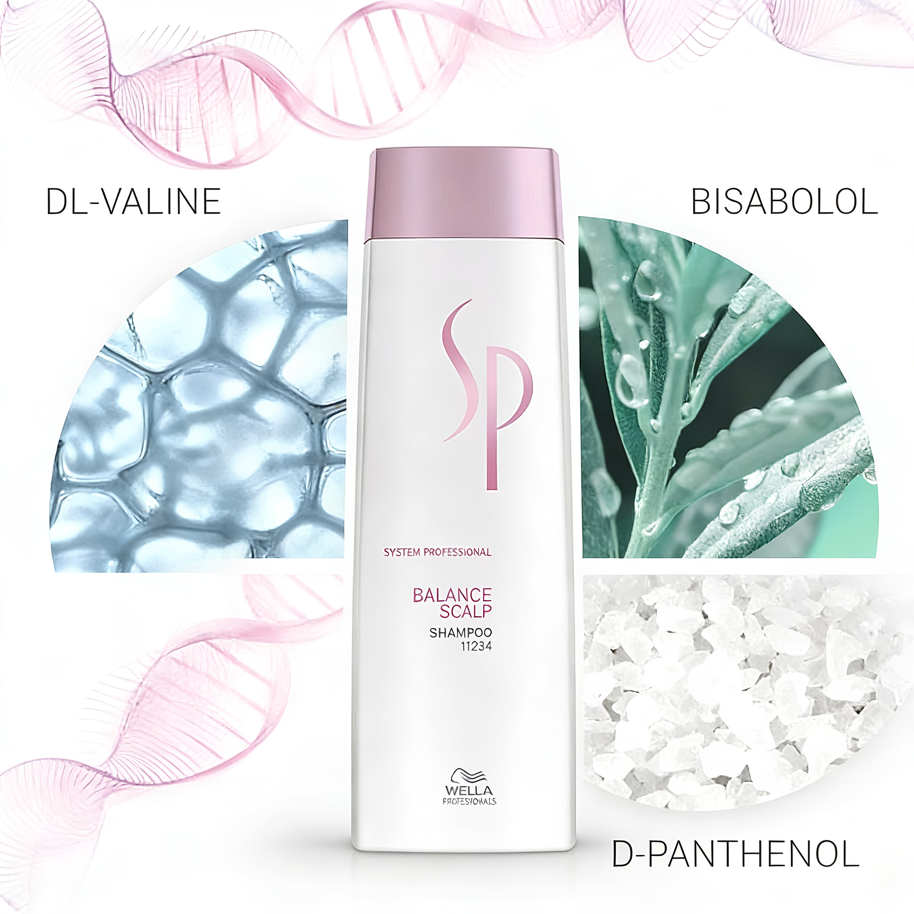 Wella SP Balance Scalp Shampoo 250 ml – Beruhigend & Sanft | Empfindliche & Reizbare Kopfhaut