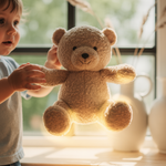 Weicher Plüsch-Teddybär – Ultra-weich, tröstlich & sicher | Perfektes erstes Teddybär für Babys