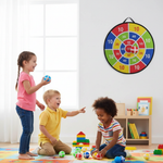 Sticky Dartboard-Spiel – 8 Klebende Bälle inklusive | Indoor & Outdoor Familienspaß