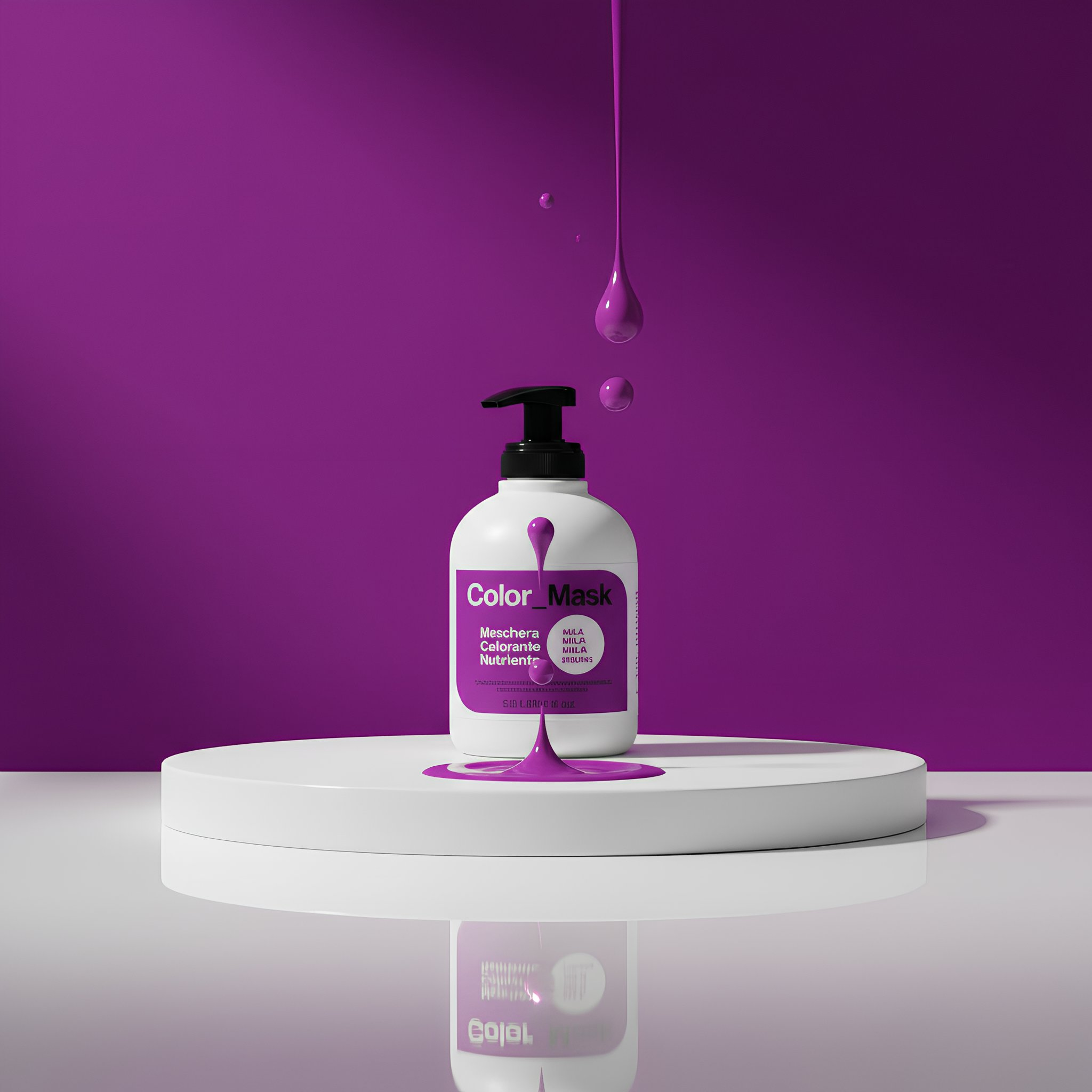 KayPro Farbmaske – Tönende Haarmaske 300 ml | Revitalisiert Farbe & pflegt | Kastanienbraun & Violett