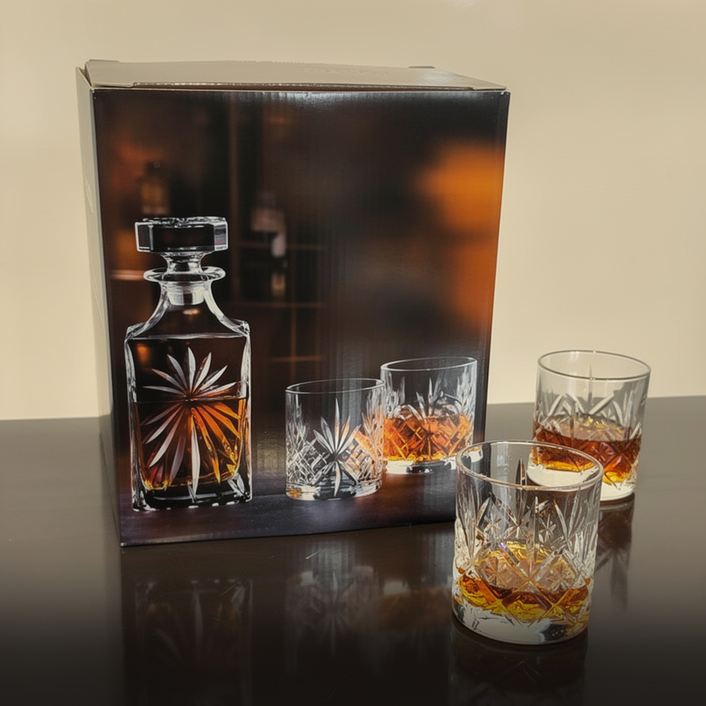 Whisky Set Melodia â€“ Premium Crystal Whiskey Glass Set | Luxury Gift for Men